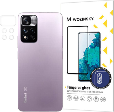 Mbrojtës xhami Wozinsky Pretender, për kamera Xiaomi Poco X4 NFC 5G, 9H, transparent