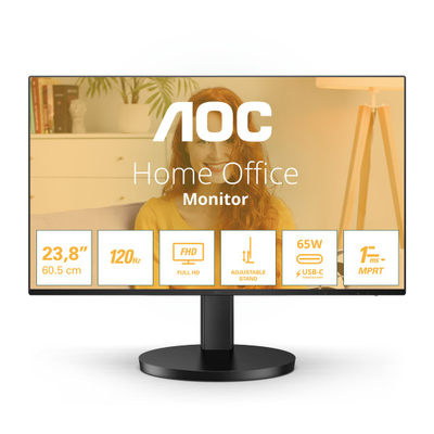 Monitor AOC 24B3CF2, 23.8", IPS, USB C, i zi