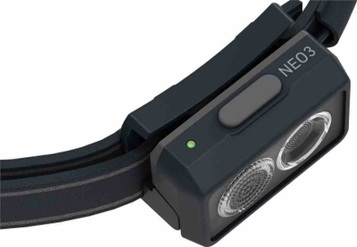 Fener koke Ledlenser NEO 3, 400 lumen, me dritë të kuqe, i zi