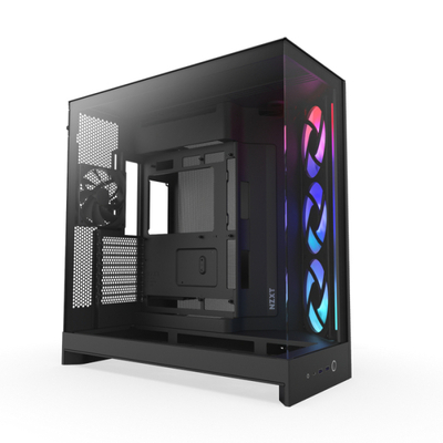Buton WoW PC Gaming - AMD Ryzen 9 7900X3D - RTX 5070 12GB -32GB DDR5 - 1TB SSD - NZXT H9 Flow RGB, Black