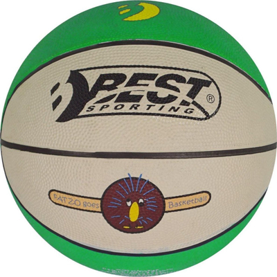 Топка за кошарка Best Sporting R.3 Mini, за деца, зелена