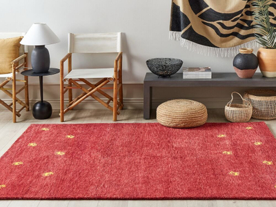 Tapet leshi YARALI Wool Gabbeh, 160 x 230 cm, i kuq