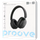 Kufje wireless Proove Solo, ANC, me aplikacion, të zeza
