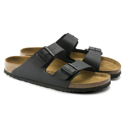 Shapka Birkenstock Arizona 51791, shollë tapë, mikrofibër vegane, të zeza