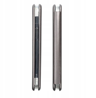 Kaburë telefoni Forcell Elegance Book për Xiaomi Redmi Note 14 5G, lëkurë eko, me mbajtëse, e zezë