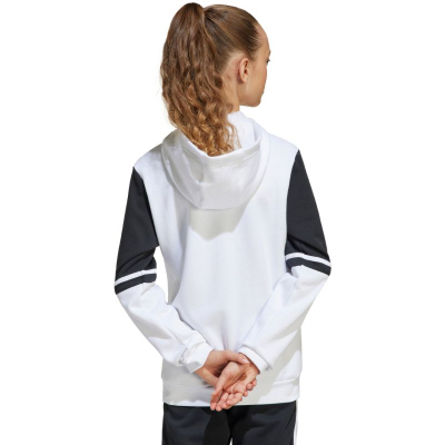 Дуксер со капуљача Adidas Squadra 25 Sweat Hoody Jr JD4807, памук, за деца, црна