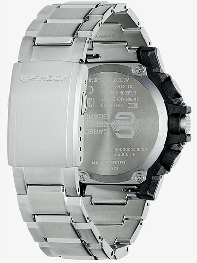 Orë dore për meshkuj Casio G-Shock GST-B300SD-1AER, e argjendtë