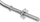 Shtangë e harkume Rebel Active RBA-2210, 120cm, 24mm, çelik krom