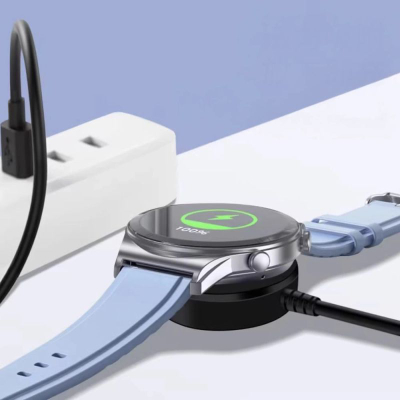 Магнетски кабел за полнење Tech-Protect MC03 UltraBoost, USB-C, 100 cm, за Samsung Galaxy Watch, црн