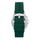 Orë dore Lee Cooper LC08304.355, 43mm, mekanizëm me bateri, rrip jeshil
