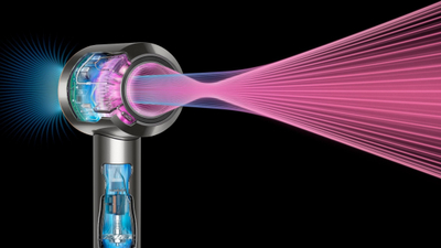 Фен за коса Dyson Supersonic Origin, мотор V9, интелигентна контрола на температура, боја никел бакар