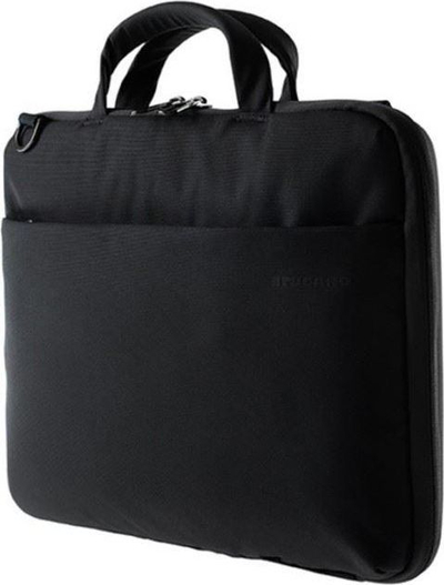 Çantë laptopi Tucano Dark Slim Bag 13, 13–14\", poliester, e zezë