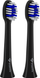Koka furçe dhëmbësh TrueLife SonicBrush Compact Heads Black Whiten, set me 2 copë, e zeza