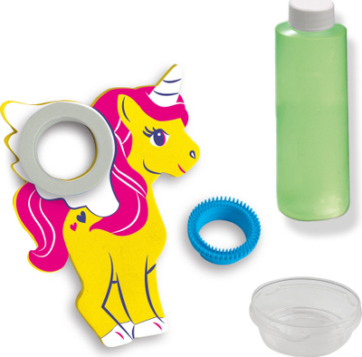 Set flluskash me sapun SES Creative 02278 Unicorn Bubbles, për kalamaj, shumëngjyrësh