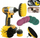 Set furçash pastrimi për trapano Cleaning Brushes, 12 copë, për lloj‑lloj sipërfaqesh, shumëngjyrësh