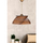 Llambë tavani dru+bamboo Ø36×65 cm (HM7358)