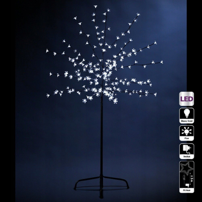 Pemë dekorative me drita LED Feeric Prunus, 200 LED, IP44, dritë e bardhë e ftohtë