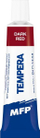 Ngjyrë tempera MFP Dark Red, 12ml, e kuqe e errët