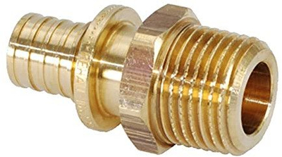 Kopël tranzicjonale Rehau RAUTITAN RX, 16x3/4" M, bronx
