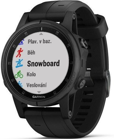 Orë e mençur Garmin Fenix 5 Plus, e zezë hGR103