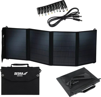 Panel diellor portativ Dedra DEZT0040, 40W, IP65, USB