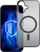 Kuti mbrojtëse 3MK Frosty MagCase, për iPhone 16, MagSafe, e zezë