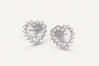 Vathë Guess Jardin, argjend 925, gurë cubic zirconia, argjendtë