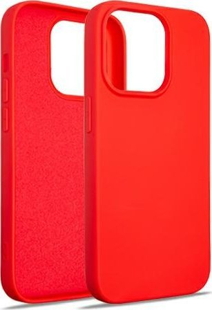 Maskë silikoni Beline për iPhone 15 Pro 6.1", e kuqe