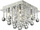 Llambë tavani Escada Reality 609305-06, 5 vende G9, LED RGB, krom