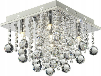 Llambë tavani Escada Reality 609305-06, 5 vende G9, LED RGB, krom