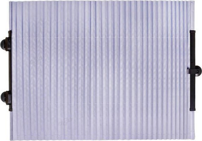 Perde dielli për xham të përparmë AMiO, 200x80cm, palosëse, e argjendtë