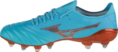 Копачки за фудбал Mizuno Morelia Neo III Beta Japan Mix M, со метални штрафови, за природна трева, сини