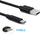 Kabllo USB në Type C Choetech AC0003 V4, 2m, 3A, e zezë