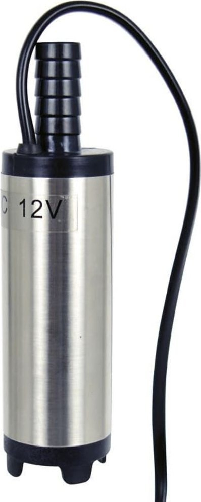 Pompe elektrike mini sifon, 12V, për karburant, metalike ngjyrë argjendi