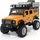 RC автомобил Amewi D90X28 Metal Scale Crawler, 1:28, електричен мотор, жолт