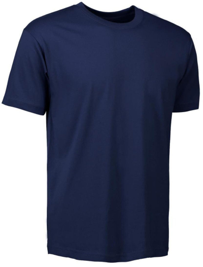 Bluzë ID T-Time Classic, pambuk 100, mëngë të shkurtra, blu navy