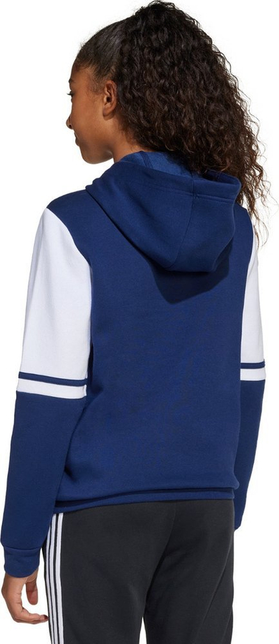 Bluzë me kapuç Adidas Squadra 25 Jr JD4804, për kalamaj, blu e errët (navy)