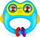 Zile lodër Tulifun Rattle Owl, për foshnje 3m+, shumëngjyrëshe