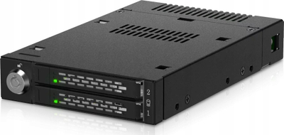 Kasetë mobile rack ICY Dock MB834MK B V2, 2 porta M.2 NVMe, PCIe 4.0, e zezë