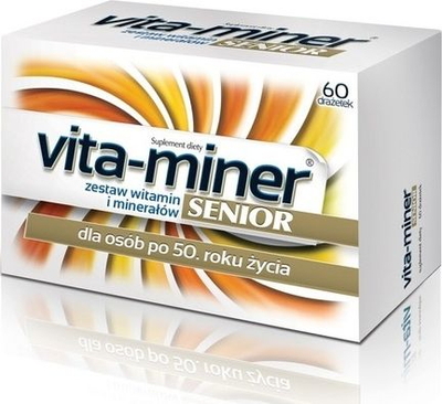 Suplement ushqimor Acti Vita-miner Senior, 60 kapsula, për moshë mbi 50 vjeç