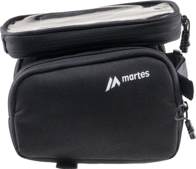 Çantë për kornizën e biçikletës Martes Navbag, xhep për smartphone 18x8 cm, me reflektues, e zezë