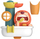 Lodër për banjo Bath Toy, makinë shkume, luan dhe rosak, shumëngjyrëshe
