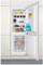 Комбиниран фрижидер Amica EKGCS 385 901 EB, 142L фрижидер 60L замрзнувач, 158cm, класа E, бел