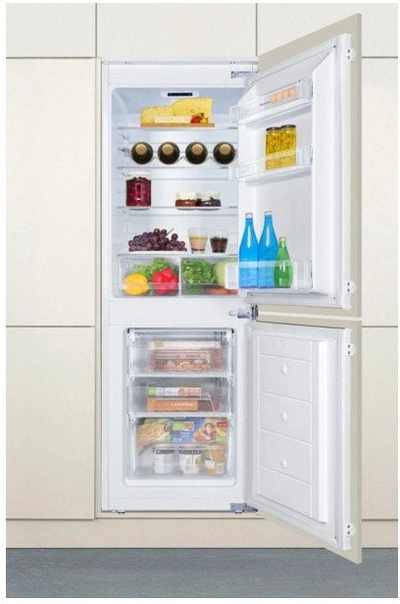 Комбиниран фрижидер Amica EKGCS 385 901 EB, 142L фрижидер 60L замрзнувач, 158cm, класа E, бел