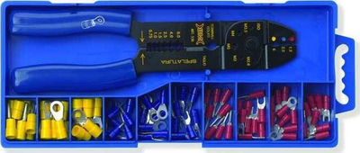 Set pinca elektrike 536, 0.25-6 mm², 80 terminale të izoluara
