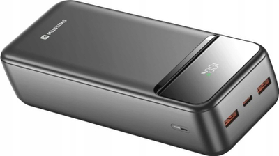 Powerbank Swissten Power Line 30000mAh, 22.5W, USB C dhe USB A, i zi, set 2 copë