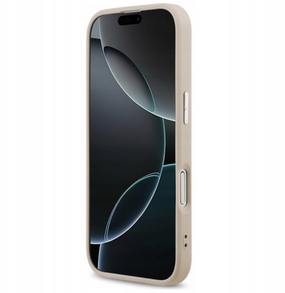 Kapak telefoni Karl Lagerfeld MagSafe, iPhone 17, PU, rozë