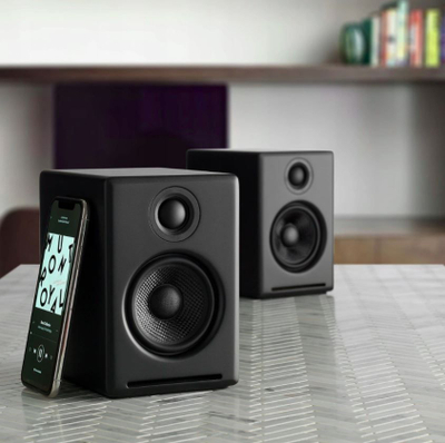 Kutia zanore Audioengine A2+ BT, 30W, Bluetooth, e zezë