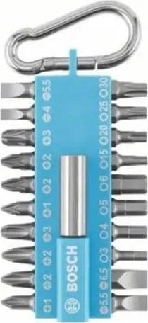 Set bitash kaçavide Bosch 21 copë, për kryq TORX HEX, me kuti plastike