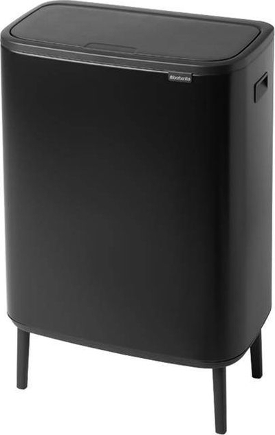 Kosh plehrash Brabantia Bo Touch Top Can Hi, 60L, çelik i zi matte